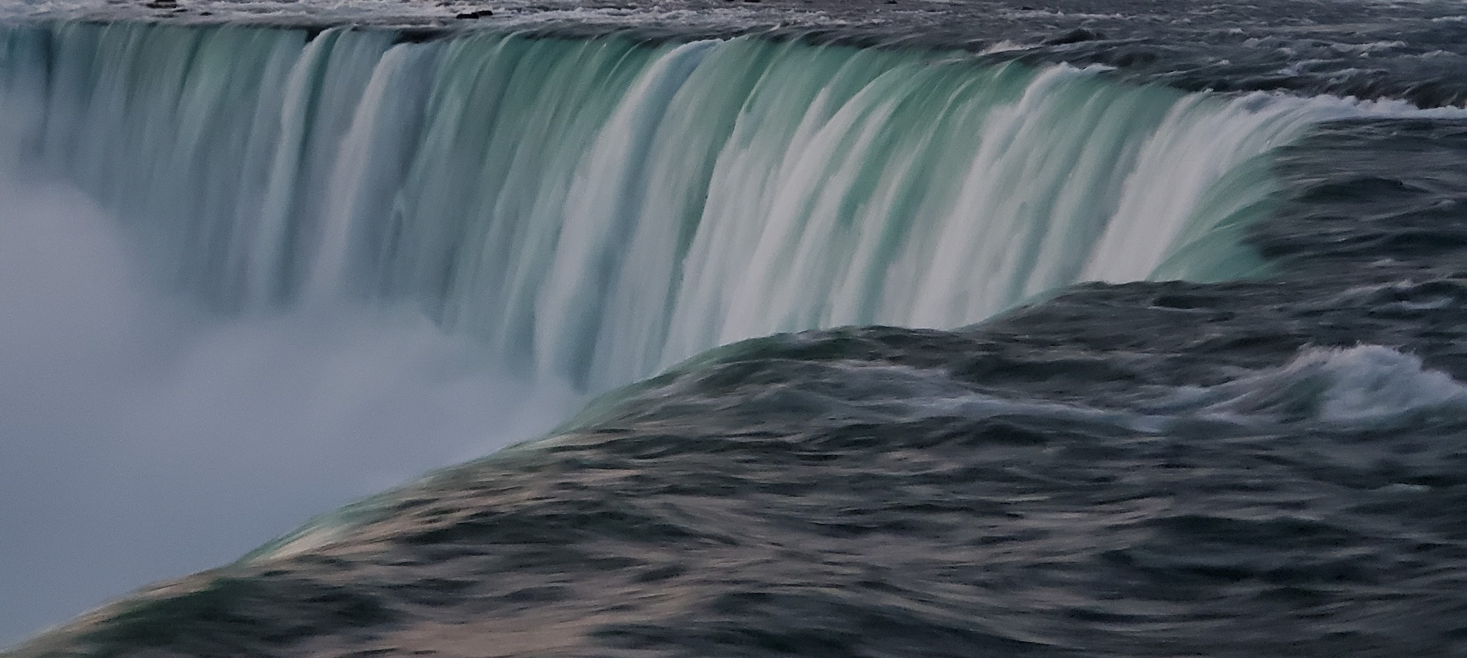 Blurred image of waterfall